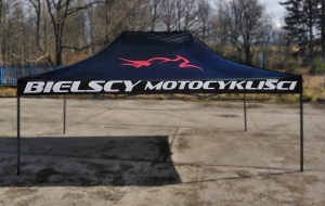 Nůžkovy stan 3x3 s potiskem