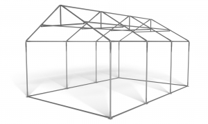 Párty stan PVC 4x6m PREMIUM LUX